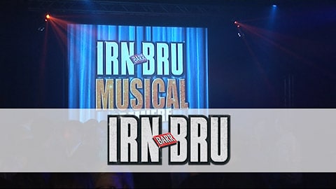 The launch of Irn-Bru Musical.