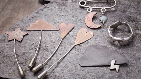 A selection of hand made jewellery.