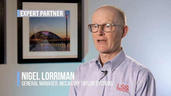 A man being interviewed.