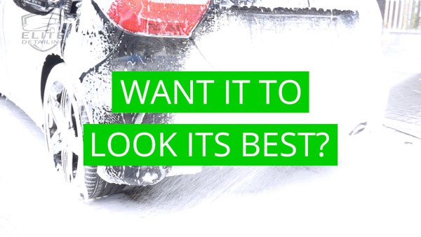 A car polish is hand finished.