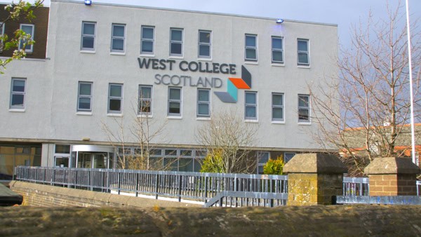 View of West College Scotland.