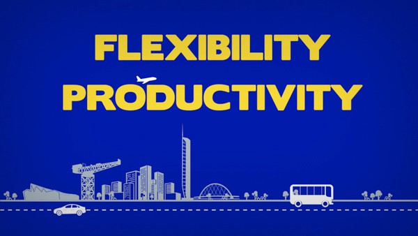 Screengrab from the video explaining smarter woking.