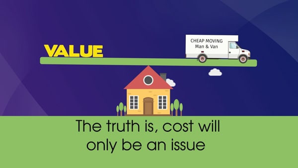 Screenshot of an animated van balancing on a house.